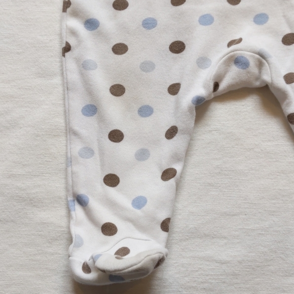 RESTORATION HARDWARE CHILDREN'S FOOTIE PAJAMA 3-6M - Picture 4 of 6